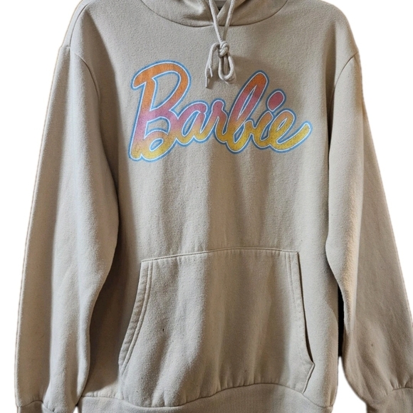 Barbie Tops - Barbie Beige Fleece Hoodie